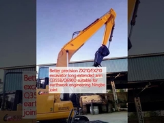 ความแม่นยําที่ดีกว่า ZX210 / EX210 excavator ยาวขยายแขน Q355B / Q690D เหมาะสําหรับการทําดินวิศวกรรม Ningbo ร่วม