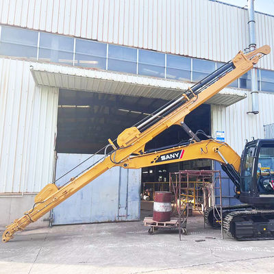 12-32m สีเหลือง/เทา/Ec Excavator Long Reach Boom Long Boom Long Arm สําหรับแมว ฮิตาชิ โคมาตซู