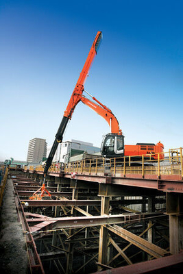 แขนยืดไสลด์รถขุดยืดหดได้สำหรับ Hitachi ZX330 Volvo Ec480