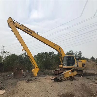 ทนทานและรับประกันนาน 16M Excavator Long Boom Excavator Long Reach Boom and Arm for CAT320