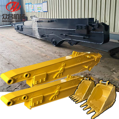 8m 10m 12m Excavator Sliding Boom Arm Q690 สําหรับ Kobelco Doosan ฮยอนได