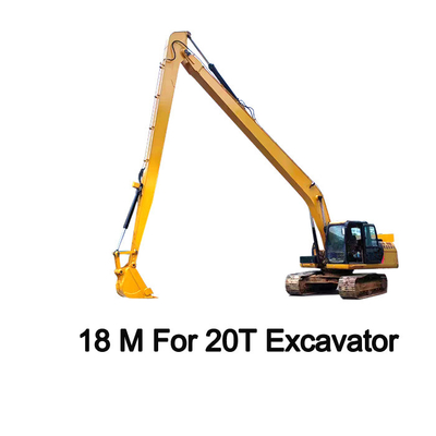 ข้างหน้า 18m Excavator Long Boom สําหรับ 20T Sanny ฮิตาชิ โคมาตซูแมว