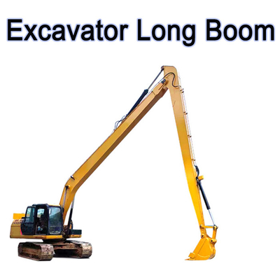 สีเหลือง 35m Long Reach Excavator Booms สําหรับ Sanny Hitachi Kobelco