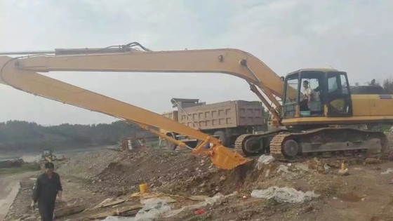 pc130 รถขุดดิน รถขุดสามตอน รถขุดดิน รถขุดตีนตะขาบ บูมยาว รถขุดตีนตะขาบ