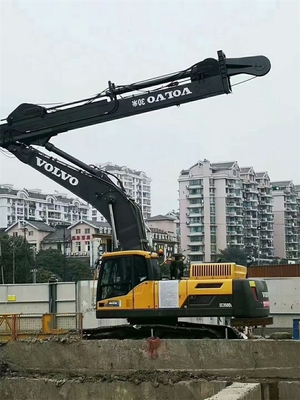 pc200 excavator รถขุดบูมยืดไสลด์สองส่วนบูมยืดไสลด์