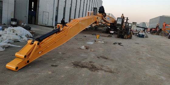 การรับรอง CE 23M Q355B รถขุดบูมรื้อถอนสูง Long Reach, 385 Hyundai Long Boom Excavator