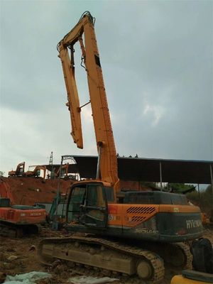 การรับรอง CE 23M Q355B รถขุดบูมรื้อถอนสูง Long Reach, 385 Hyundai Long Boom Excavator