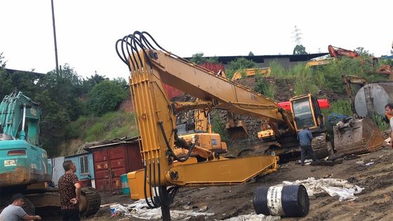 การรับรอง CE 23M Q355B รถขุดบูมรื้อถอนสูง Long Reach, 385 Hyundai Long Boom Excavator