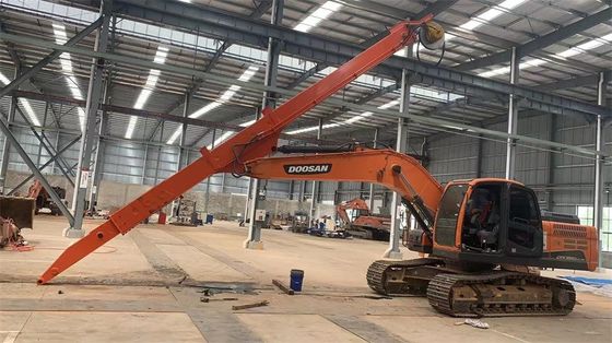 ZHONGHE บูมยืดไสลด์ไฮดรอลิกสำหรับใช้งาน,  Excavator Telescopic Dipper Arm