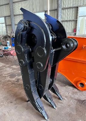 CE Antiwear Mechanical Grab สำหรับรถขุด,  Jcb Liebherr Scrap Metal Grab