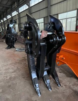 CE Antiwear Mechanical Grab สำหรับรถขุด,  Jcb Liebherr Scrap Metal Grab