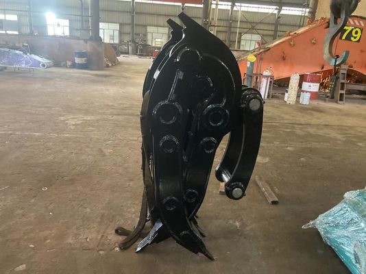 CE Antiwear Mechanical Grab สำหรับรถขุด,  Jcb Liebherr Scrap Metal Grab