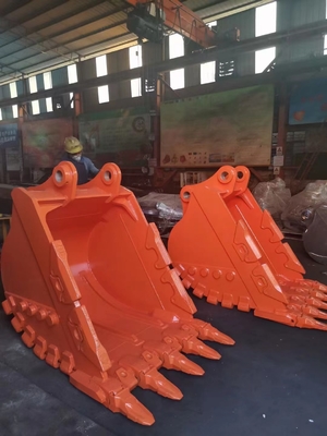 Multicolor Excavator Digging Bucket งานหนักด้วยฟันห้าซี่