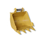 Q355B MN400 Hardox500 Excavator Bucket 0.8 1 Cbm สำหรับ CAT320 ZX200 DX200 SY205C