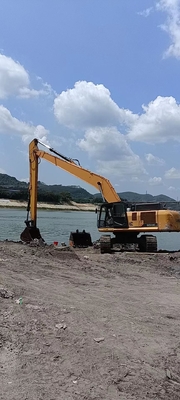 รถขุดลอกแม่น้ำขุดบูมยาวสำหรับ Hitachi CAT Doosan CAT SANY Kobelco