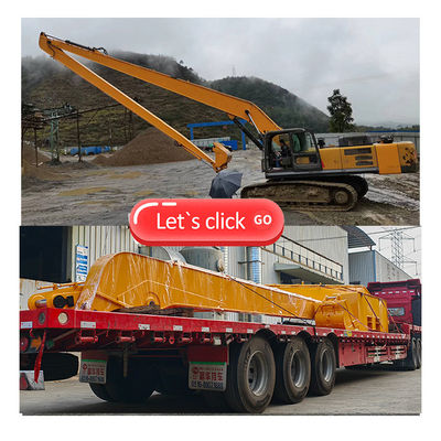 Excavator Long Reach Attachment สำหรับรถขุด, Q355B Long Reach Excavator Booms 330 450