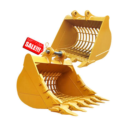 312 PC130 Excavator Skeleton Bucket, ทนทาน 12 20ton Backhoe สิ่งที่แนบมา