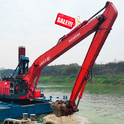 20-250ton Excavator Long Arm 12 16 24 30M สำหรับ Zoomlion Hitachi Komatsu CAT