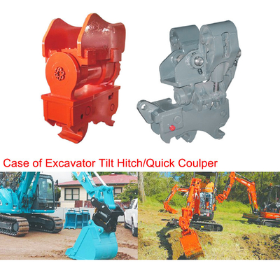 ไฮดรอลิก รวดเร็ว Hitch Coupler สําหรับ 1 ตัน 4 ตัน 20 ตัน 50 ตัน Excavator เบ็คเก็ตการติดตั้ง