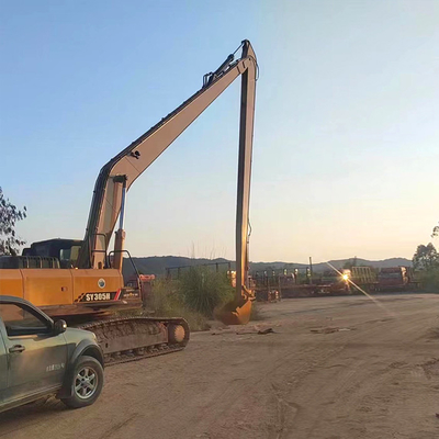20 ตัน Q355B Excavator ยาวแขน Q690D Excavator ยาวบูมด้วยแขนและกระบอก