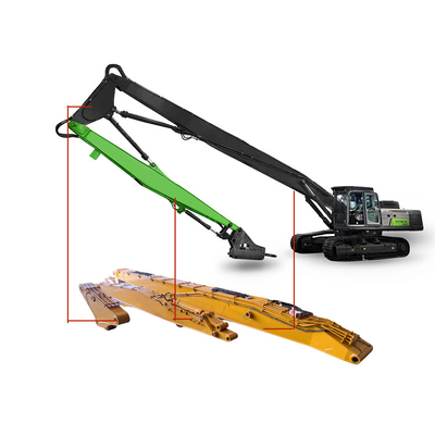 High Reach Excavator Demolition Boom in Customized Colour and Height