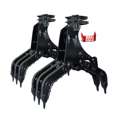 CE Antiwear Mechanical Grab สำหรับรถขุด,  Jcb Liebherr Scrap Metal Grab
