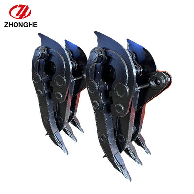 CE Antiwear Mechanical Grab สำหรับรถขุด,  Jcb Liebherr Scrap Metal Grab