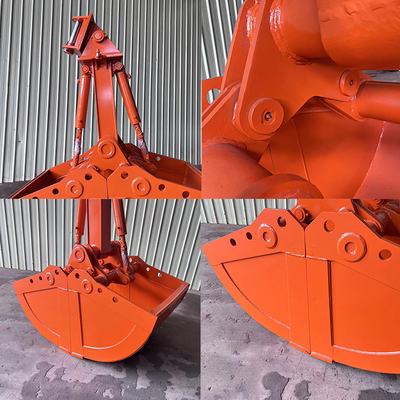 Heavy Duty Excavator Clam Bucket Hydraulic สำหรับ Cat320 ZX200