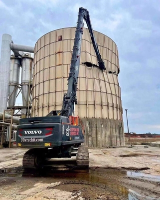 Q355B Q690D High Reach 28m Long Reach Arm Demolition Boom สำหรับรถขุด