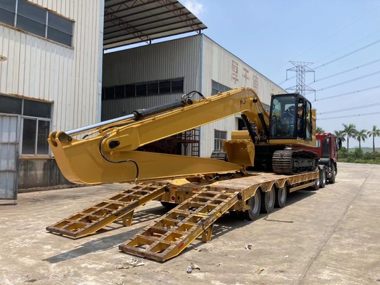 CAT320 Excavator Long Reach Attachments รวมถึงบุ้งกี๋และถังบุ้งกี๋