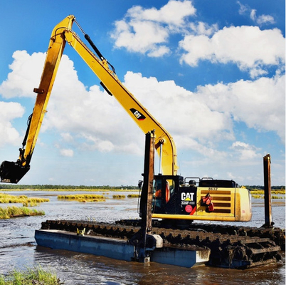บูมยาว 14 ม. สำหรับ CAT CAT320 Excavator ใช้ในการขุดลอกแม่น้ำ