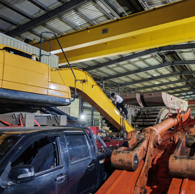 บูมยาว 14 ม. สำหรับ CAT CAT320 Excavator ใช้ในการขุดลอกแม่น้ำ