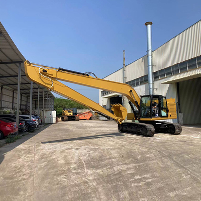 Long Reach Excavator Dipper Arm 10M - 28M พร้อมถังและกระบอกสูบสำหรับ CAT