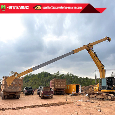 CAT320 Excavator Telescopic Boom แขนบูมยืดไสลด์ Telescopic Excavator Long Reach Boom