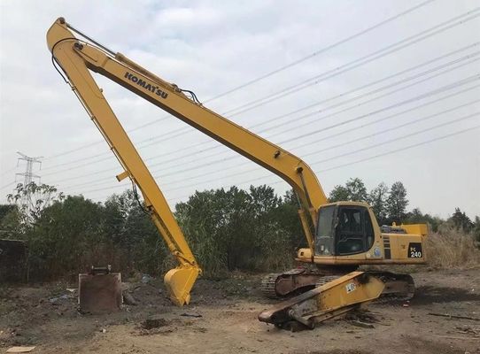 การรับรอง CE Excavator Long Arm Booms 17m 18m Q355B สีเหลือง/สีแดง/สีเขียว