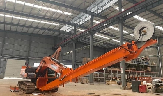 ไฮดรอลิก Telescoping Excavator Boom การจับความประสิทธิภาพสูง Telescopic Boom สําหรับแมว Hitachi