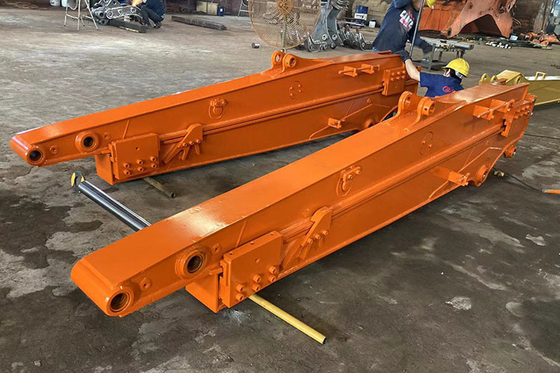 12 เมตร ขายที่ 1 Telescopic Excavator Boom For Cat Excavator Telescopic Arm Telescopic Boom สําหรับ excavator เครื่องจักรกลขนาดใหญ่ การก่อสร้าง excavator Boom Arm Excavator Long Arm Boom ยาว