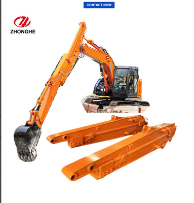 Q355B Excavator Sliding Boom With 8000mm Max Digging Depth 600mm รองเท้าติดถนน