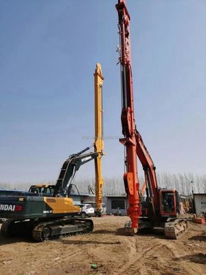ทนทาน 20T Excavator 14M Telescopic Boom แขนยืดไสลด์สำหรับ ZX200 HITACHI