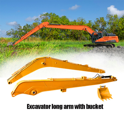 25 - 50 Ton Excavator Boom Arm Super Long Reach 0.8m3 สำหรับการจัดส่งที่รวดเร็ว