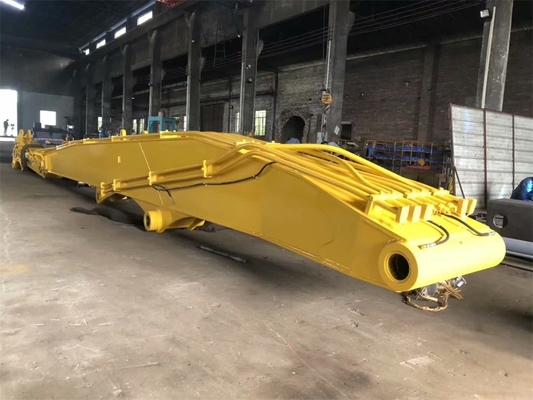 20ton Excavator Pile Driving Boom Arm Q355B Q690D 12m สำหรับ CAT Case Hitachi
