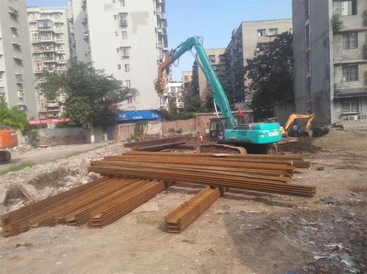OEM 11-20m Excavator Boom Pile ขับประสิทธิภาพสูงสำหรับ PC400 CAT352 DX700
