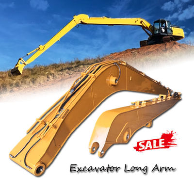 CE Antiwear 18 Meters Excavator Long Arm, OEM ODM Excavator Long Reach Boom 20-50ton สำหรับ PC120 320