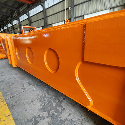 PC360 Excavator Long Boom Clamshell Telescopic Arm สำหรับ Hitachi  Volvo