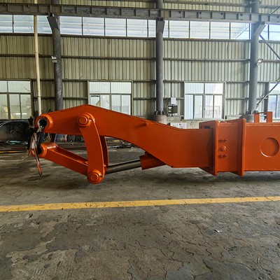 PC360 Excavator Long Boom Clamshell Telescopic Arm สำหรับ Hitachi CAT Volvo