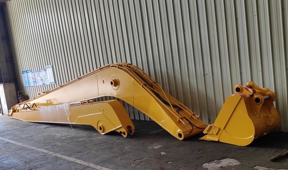การรับรอง CE Excavator Long Arm Booms 17m 18m Q355B สีเหลือง/สีแดง/สีเขียว
