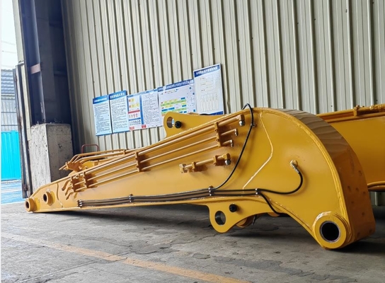 20ton Excavator Pile Driving Boom Arm Q355B Q690D 12m สำหรับ CAT Case Hitachi