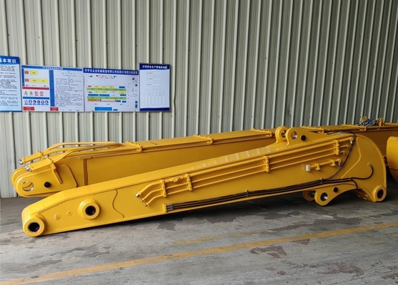 20ton Excavator Pile Driving Boom Arm Q355B Q690D 12m สำหรับ CAT Case Hitachi