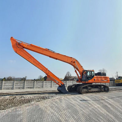 การรับรอง CE Excavator Long Arm Booms 17m 18m Q355B สีเหลือง/สีแดง/สีเขียว