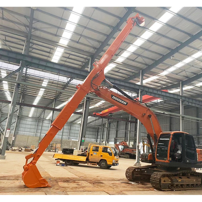 Double Reinforcing Excavator Telescopic Boom สวมทน 12 - 25m สำหรับ SK250 SH260 ​​SH380